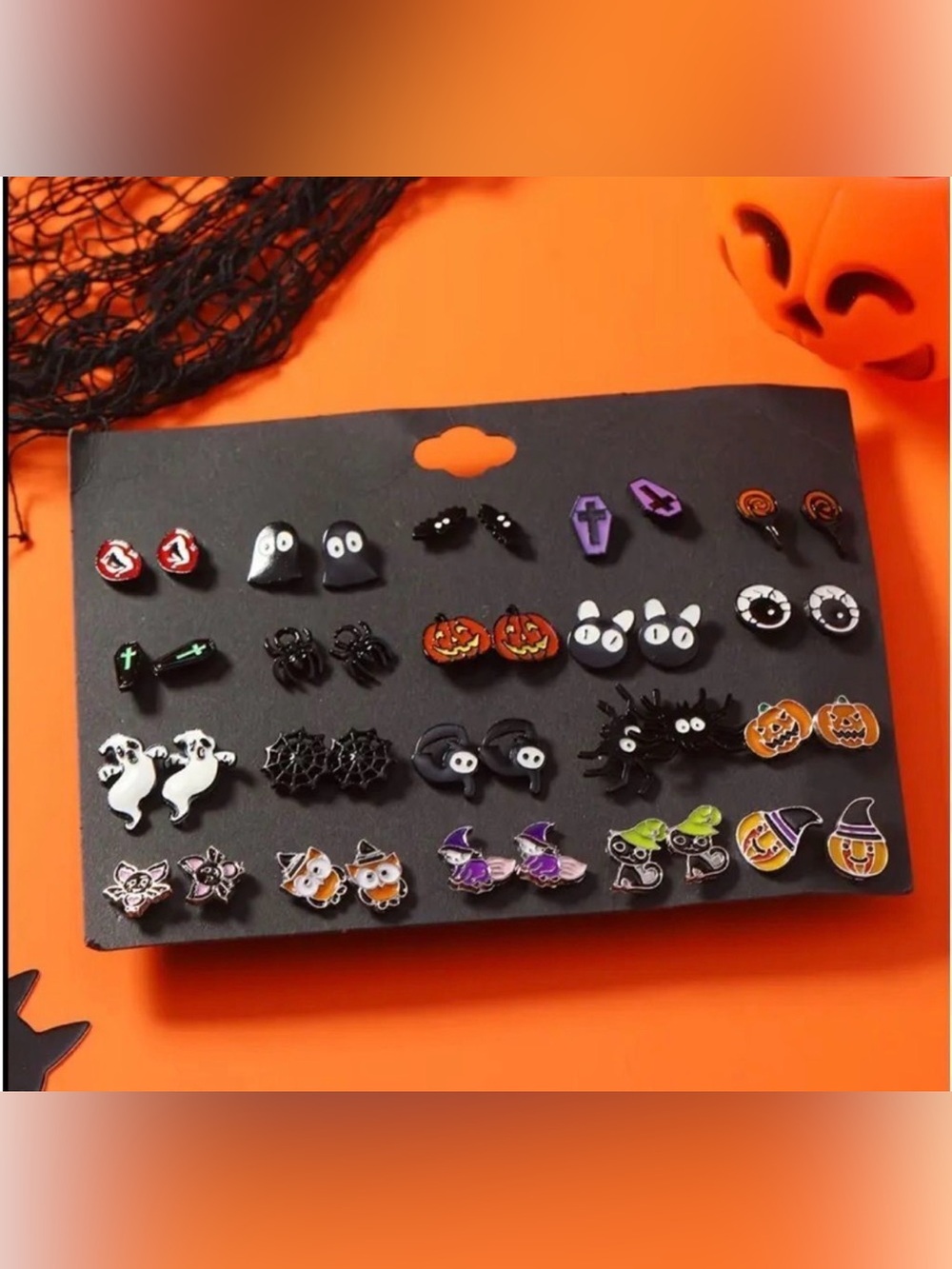 Halloween Assorted Stud Earrings Set